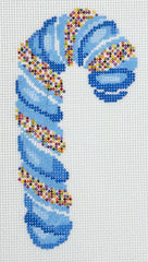 Blueberry Point Canvas 23-243 Sprinkly Candy Cane — Blue