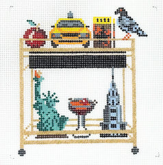 Morgan Julia Designs #MJD-113 NYC Bar Cart