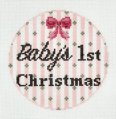 Salt + Sand Designs SSD-145P Baby's First Christmas PINK