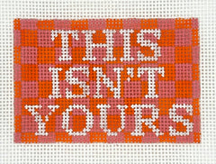 What's The Stitch WTS-24 This Isn't Yours Insert