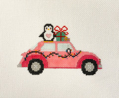 NDLPT Designs K2501 Pink Bug Car