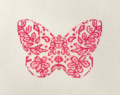 NDLPT Designs K370 Pink Chinoiserie Butterfly