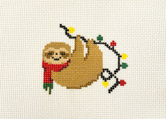 The Sassy Stitcher TSS-331 Christmas Sloth with Lights