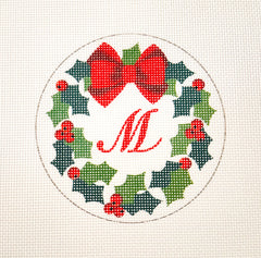Pepperberry Designs CHRW-M Monogram Wreath M