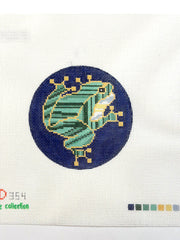 Froopy Designs FD354 Malachite Van Cleef Frog