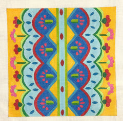 Alice Peterson 8047 Floral Geometric