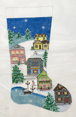 Alice Peterson 2845 Winter Village Stocking