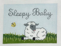 Patricia Sone 140-W Sleepy Baby Blue Lamb