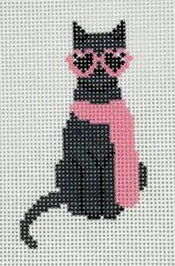 Poppy J Stitches PJS-206 Mini Fab Black Cat