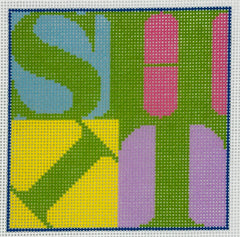 Jeni Sandberg JS-271A SHIT Pastels Coaster