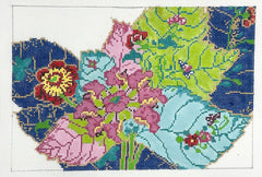 The Gingham Stitchery #KW01 Tobacco Leaf Clutch