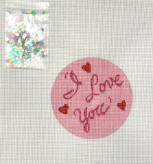 Kate Dickerson OMD-14 I Love You Ornament