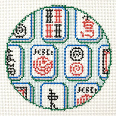 Atlantic Blue Canvas PS-512 Mahjong Tiles