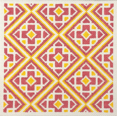 Love MHB Studio PTR103B-2 Golden Pink Medallion Tile