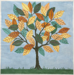 A Stitch In Time ASIT123 Autumn Tree