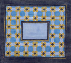 Alice Peterson EA-107 Blue Geometric Tallis Bag