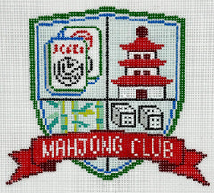 The Painted Stitch PS-515 Mahjong Club Crest