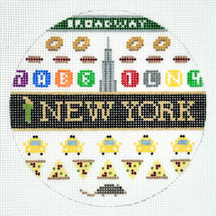 One Part Whimsy OPW-IN1 New York Icons Sampler Round