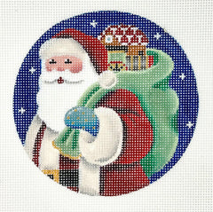 Rebecca Wood 1080A Santa Ornament