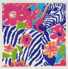 Blue Waters Needlepoint 2150NBL Zebra
