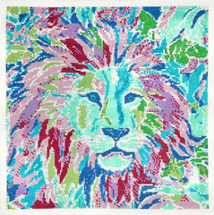 Blue Waters Needlepoint 2077NBL Lion