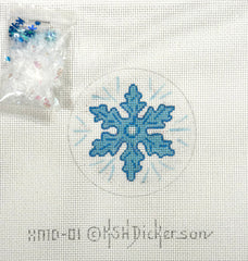 Kate Dickerson #XMD-01 Snowflake Ornament
