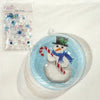 Kate Dickerson #XMD-09 Snowman with Cane Ornament
