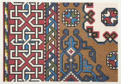 Jeni Sandberg JS-200A Holbein Clutch - Red + Brown