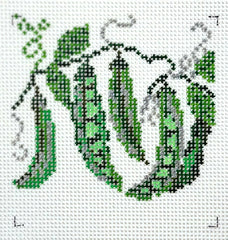 Rachel Barri Designs #RRGG02 Silver Snowpeas