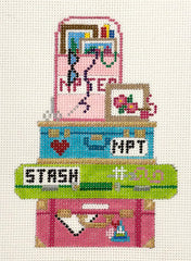 The Meredith Collection #XO-220np Needlepoint Luggage