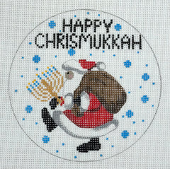 Laura Love Designs LL-ORN-10 Happy Chrismukkah Ornament