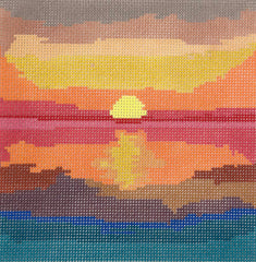 Atlantic Blue Canvas #ABC-SH108 Caribbean Sunset