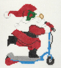 Atlantic Blue Canvas #ABC-724 Scooter Santa
