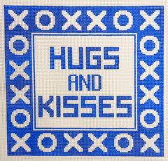 Doolittle Stitchery P110B Hugs & Kisses BLUE