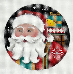 Rebecca Wood #1074A Night Santa