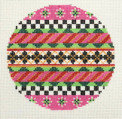 Lauren Bloch Designs X-03 Black & Gold Argyle 4