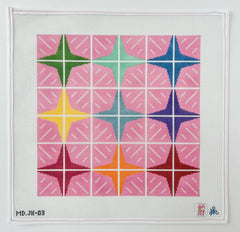 Mopsey Designs #MD.JK-03 Rainbow Star Quilt