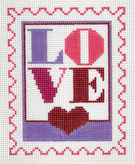 Wipstitch Needleworks #WS-038 Love Stamp