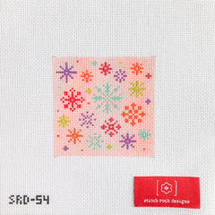 TRUNK SHOW- Stitch Rock Designs #SRD-54 Pink Snowflake 1
