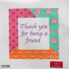 TRUNK SHOW- Stitch Rock Designs #SRD-38 Thank You for Being a Friend