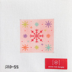 TRUNK SHOW- Stitch Rock Designs #SRD-55 Pink Snowflake 2