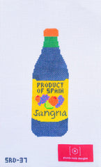 TRUNK SHOW- Stitch Rock Designs #SRD-37 Sangria Bottle