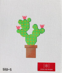 TRUNK SHOW- Stitch Rock Designs #SRD-5 Bunny Eared Cactus Ornament
