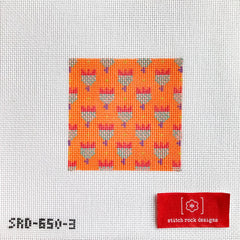 TRUNK SHOW- Stitch Rock Designs #SRD-65O3 Orange Tulips (3 inch)