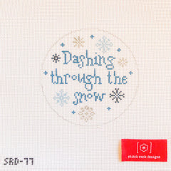 TRUNK SHOW- Stitch Rock Designs #SRD-77 Dashing Through the Snow