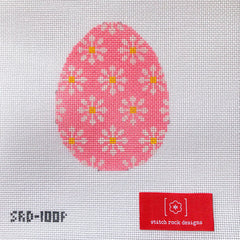TRUNK SHOW- Stitch Rock Designs #SRD-100P Daisy Egg - Pink