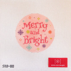 TRUNK SHOW- Stitch Rock Designs #SRD-80 Merry and Bright Ornament