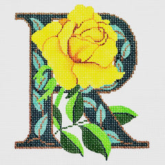 Lee's Needle Arts  #AO1048  "R"- Rose
