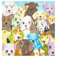 A Stitch In Time ASIT109 Many Dogs