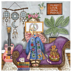 Gayla Elliott GEP363 Hippie Stitching Girl